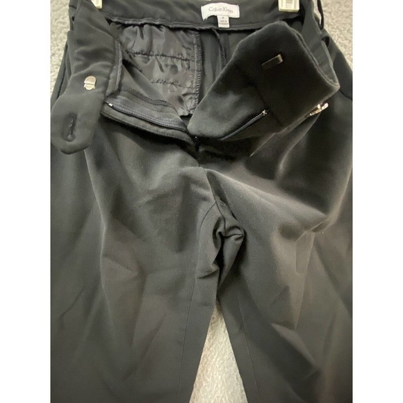 Calvin Klein Pants Womens 4 Black Straight Leg Trousers Business - Picture 6 of 15